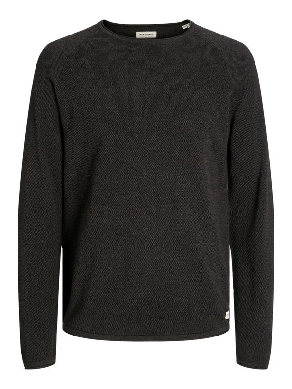 JACK & JONES JACK & JONES Pulover 'JJEHILL'  temno rjava