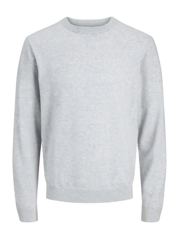 JACK & JONES JACK & JONES Pulover 'JJEPerfect'  svetlo siva