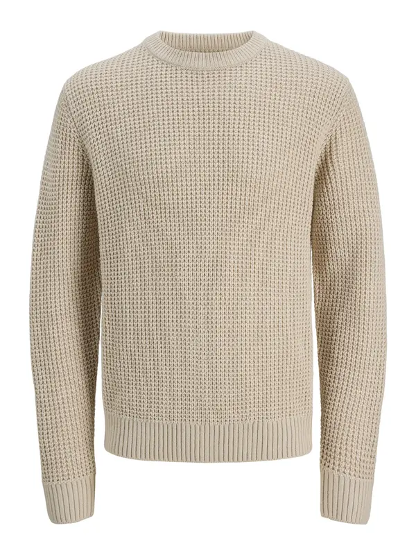 JACK & JONES JACK & JONES Pulover 'JJGLOBAL'  bež