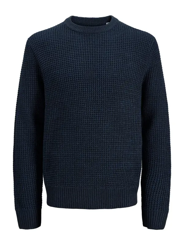 JACK & JONES JACK & JONES Pulover 'JJGLOBAL'  nočno modra