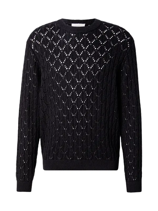 JACK & JONES JACK & JONES Pulover 'JORGRAMERCY'  črna