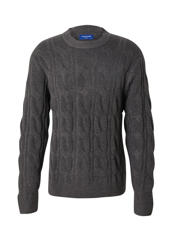 JACK & JONES JACK & JONES Pulover 'JORHENRY'  temno siva