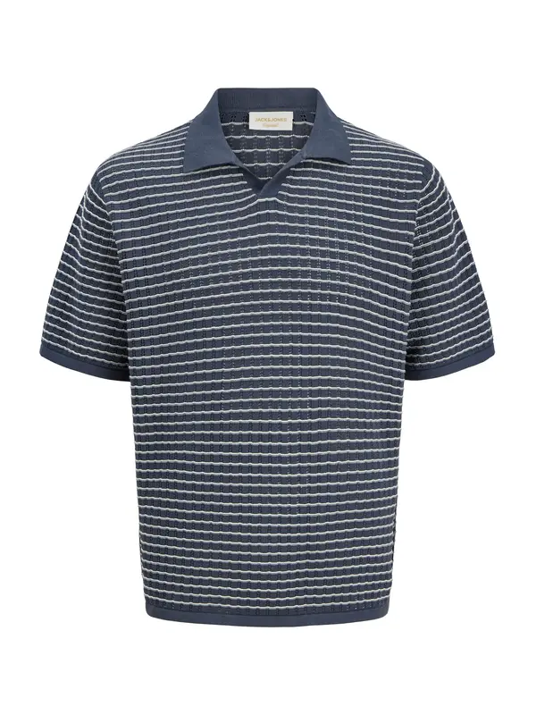 JACK & JONES JACK & JONES Pulover 'JORNantucket'  mornarska / bela