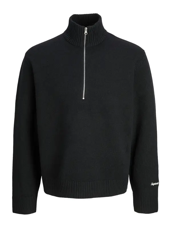 JACK & JONES JACK & JONES Pulover 'JORNorrebro'  črna