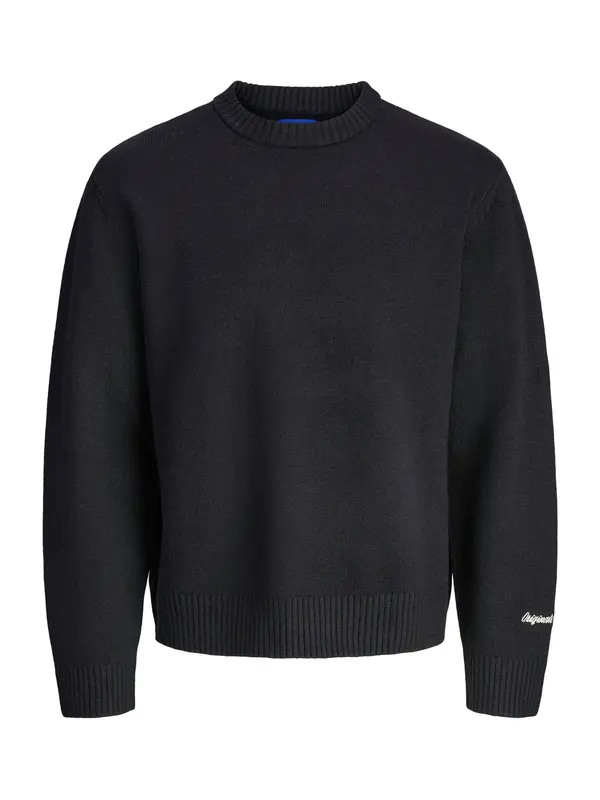 JACK & JONES JACK & JONES Pulover 'JORNorrebro'  črna