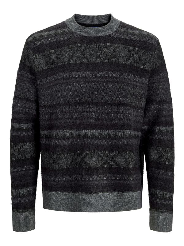 JACK & JONES JACK & JONES Pulover 'JORRIDGEWOOD'  antracit / temno siva