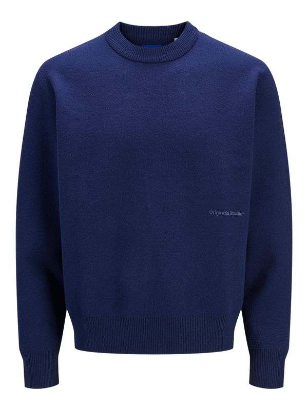 JACK & JONES JACK & JONES Pulover 'JORVESTERBRO'  temno modra