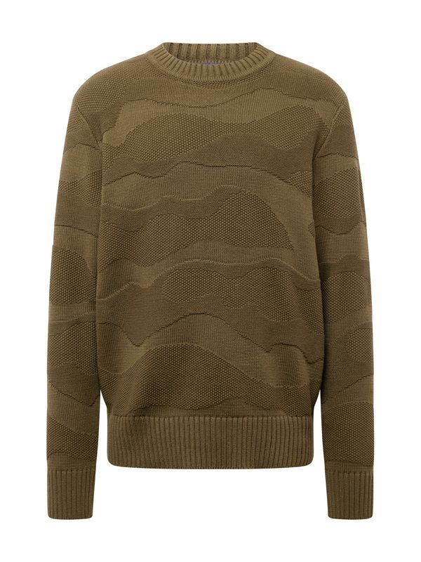 JACK & JONES JACK & JONES Pulover 'JOSH'  oliva / temno zelena