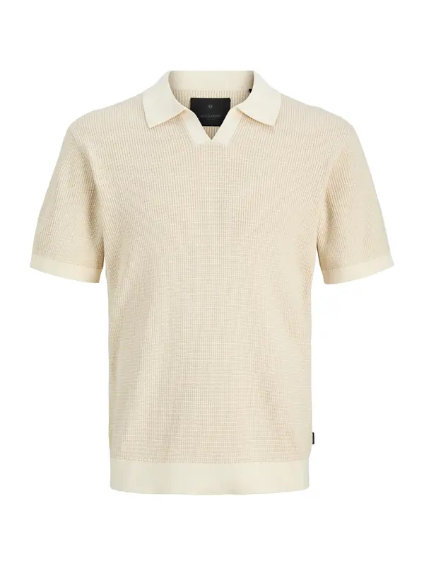 JACK & JONES JACK & JONES Pulover 'JPRBLAHudson'  svetlo bež / bela