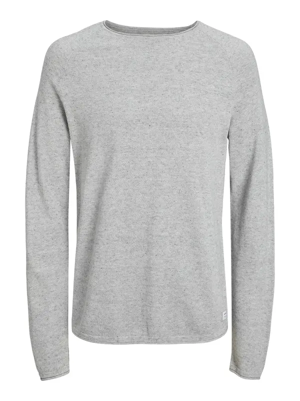 JACK & JONES JACK & JONES Pulover 'JWHHILL'  svetlo siva