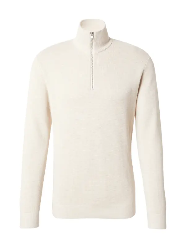 JACK & JONES JACK & JONES Pulover 'JWHMILANO'  volneno bela