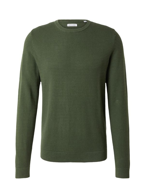 JACK & JONES JACK & JONES Pulover 'OTTO'  temno zelena