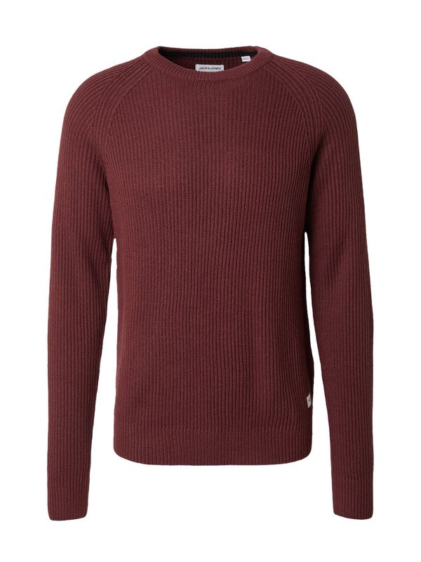 JACK & JONES JACK & JONES Pulover 'PANNEL'  vinsko rdeča