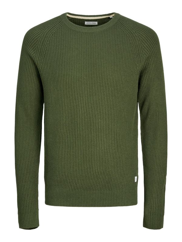 JACK & JONES JACK & JONES Pulover  temno zelena