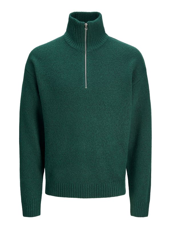 JACK & JONES JACK & JONES Pulover  temno zelena