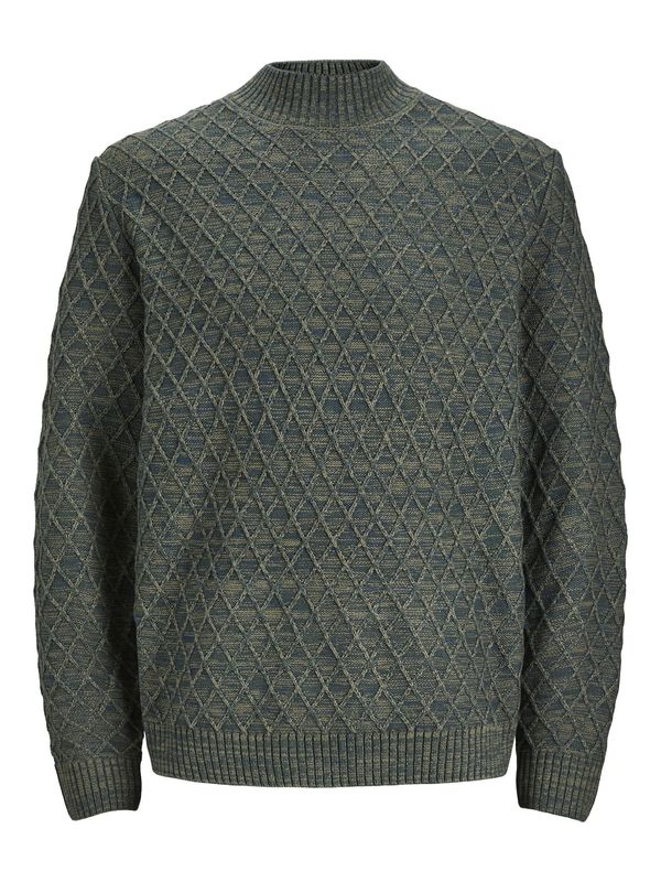 JACK & JONES JACK & JONES Pulover 'Ziggi'  svetlo zelena / temno zelena