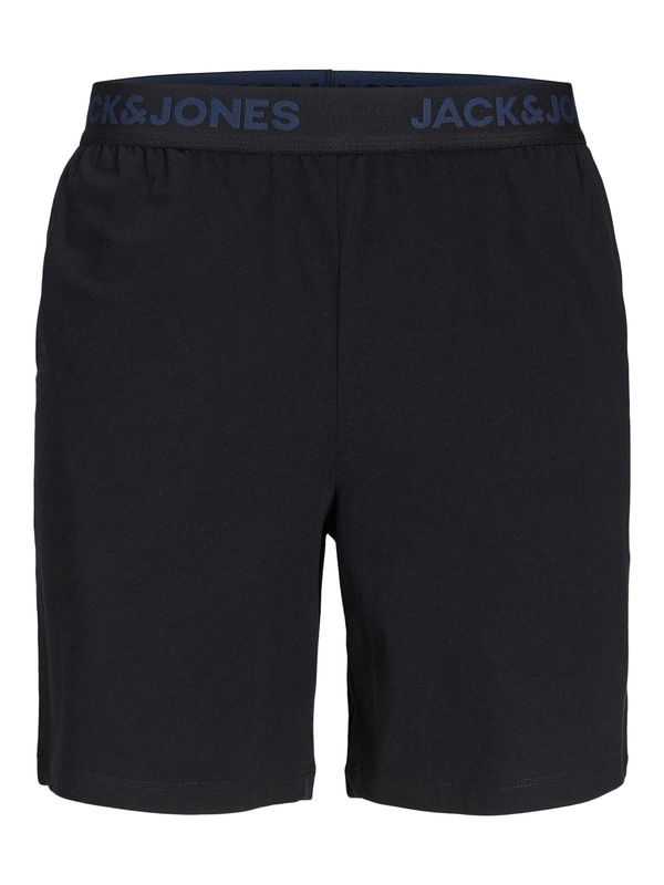 JACK & JONES JACK & JONES Spodnji del pižame 'AARON'  mornarska / črna