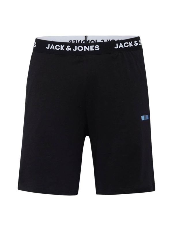 JACK & JONES JACK & JONES Spodnji del pižame 'FRED'  mornarska / svetlo modra / črna / bela