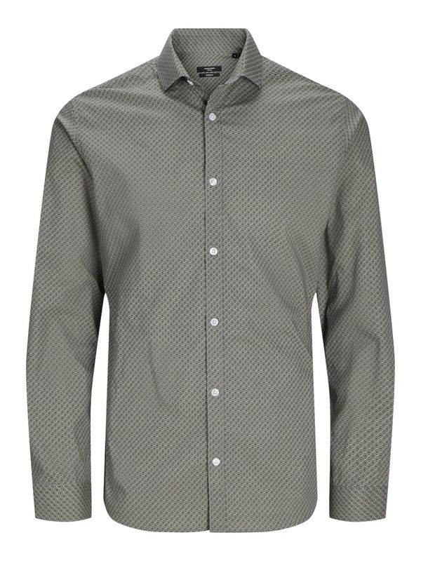 JACK & JONES JACK & JONES Srajca 'BLACKPOOL'  bež / marine / rjava