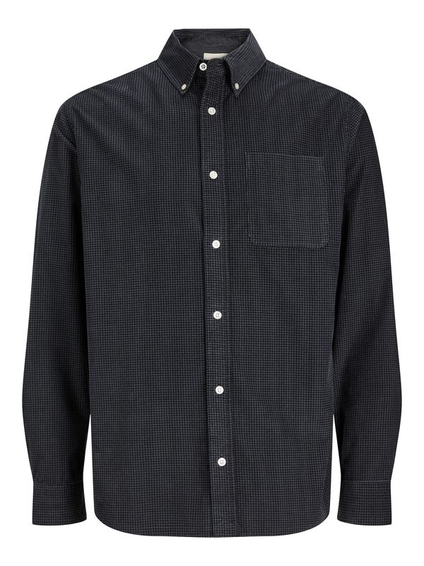 JACK & JONES JACK & JONES Srajca 'BROOK'  bazaltno siva / črna