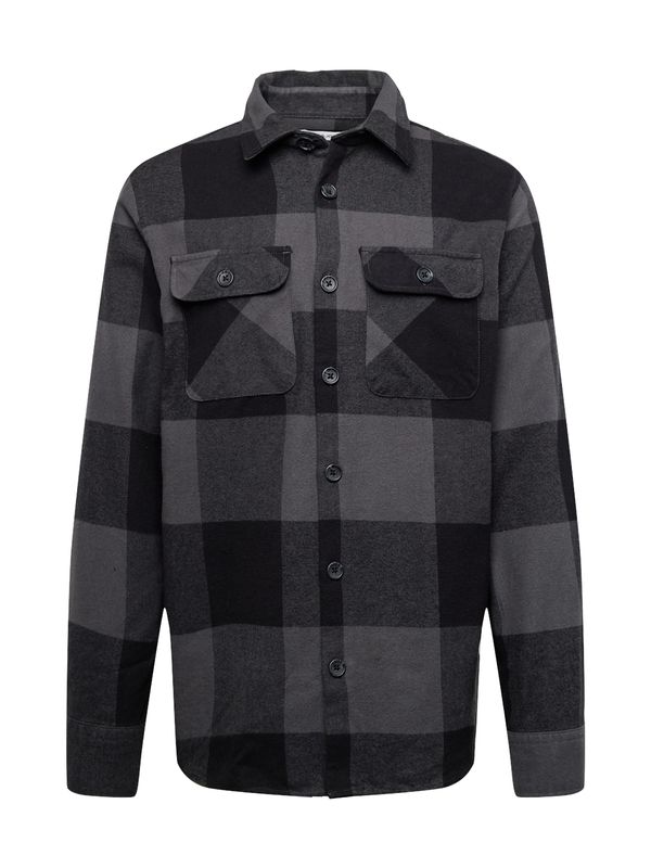 JACK & JONES JACK & JONES Srajca 'Edarren'  antracit / temno siva