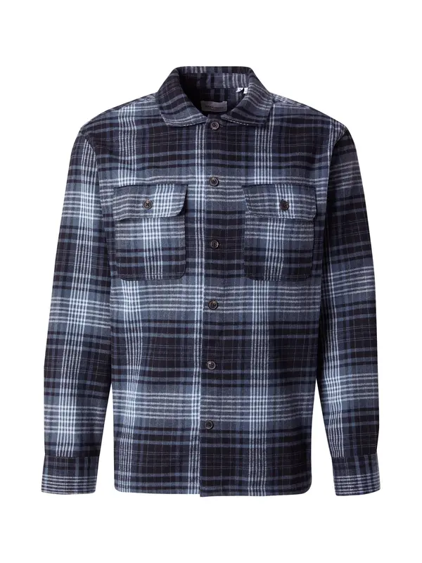 JACK & JONES JACK & JONES Srajca 'JJECharge'  safir / črna / bela