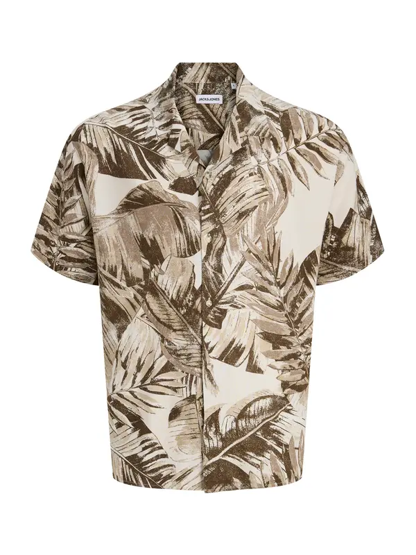 JACK & JONES JACK & JONES Srajca 'JJEJeff'  antracit / kamen / svetlo siva