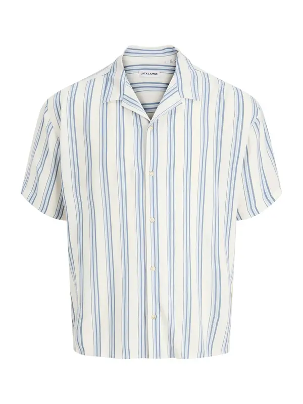 JACK & JONES JACK & JONES Srajca 'JJEJeff'  safir / svetlo modra / naravno bela
