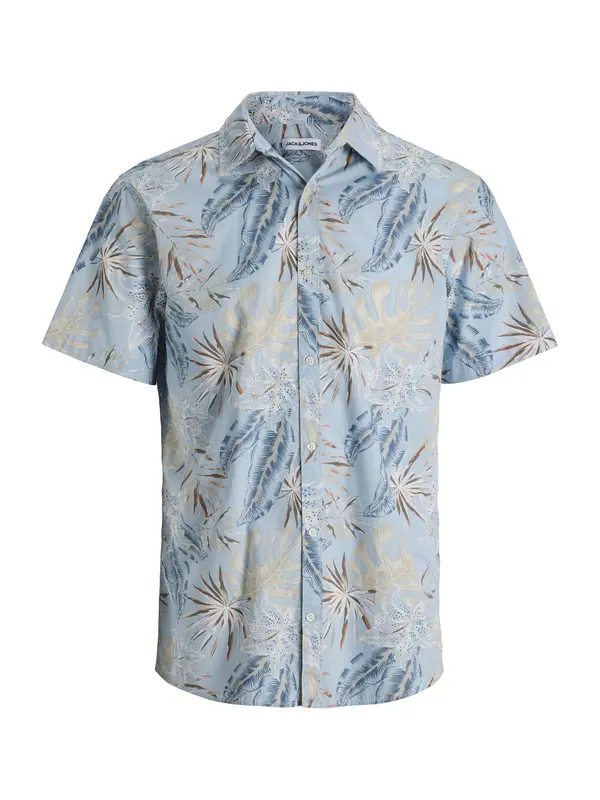 JACK & JONES JACK & JONES Srajca 'JJHonolulu'  bež / marine / nebeško modra / rjava