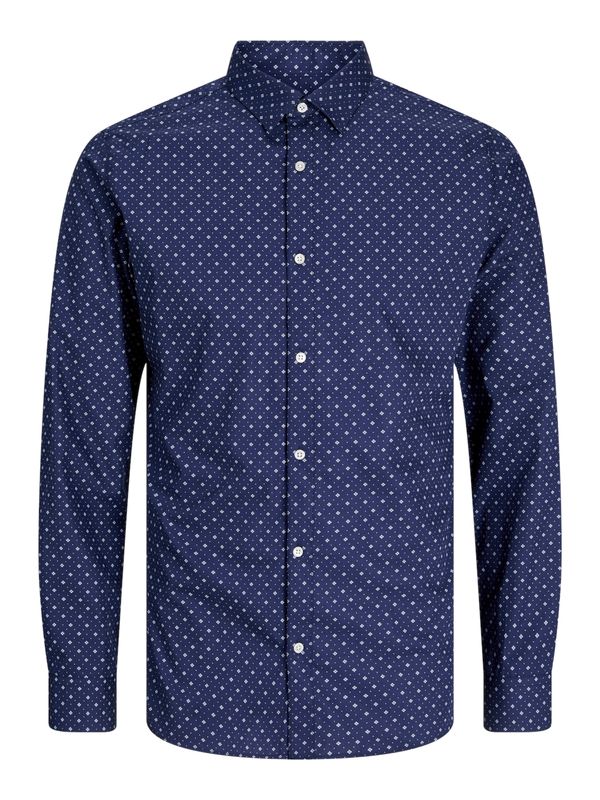 JACK & JONES JACK & JONES Srajca 'JJJOE'  mornarska / off-bela