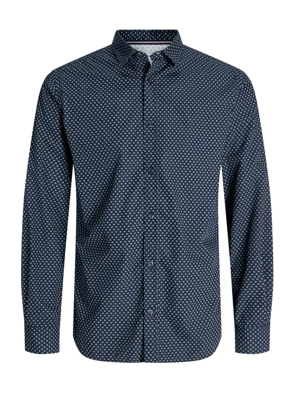 JACK & JONES JACK & JONES Srajca 'JJMATHEO'  mornarska / bela