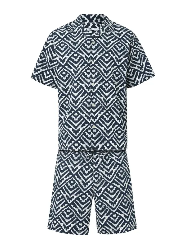 JACK & JONES JACK & JONES Srajca 'JJMILO'  marine / bela