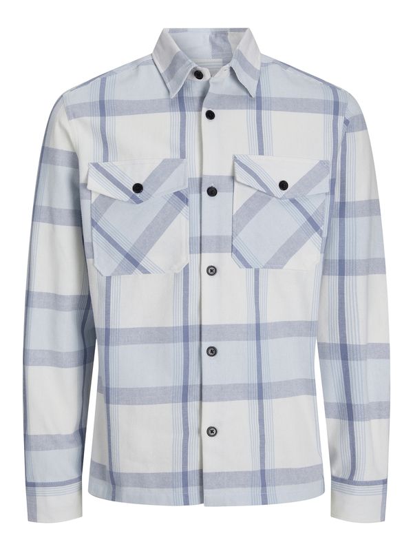 JACK & JONES JACK & JONES Srajca 'JJRoy'  golobje modra / svetlo modra / bela