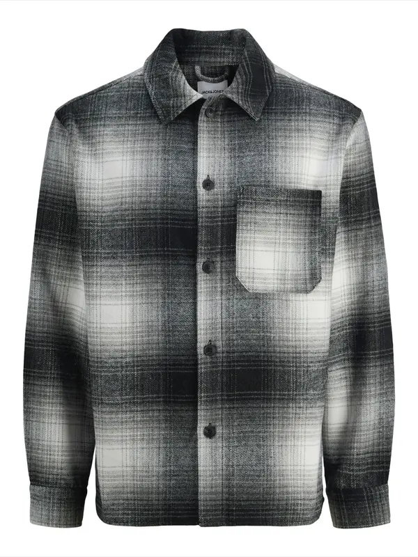 JACK & JONES JACK & JONES Srajca 'JJZAC'  črna / bela