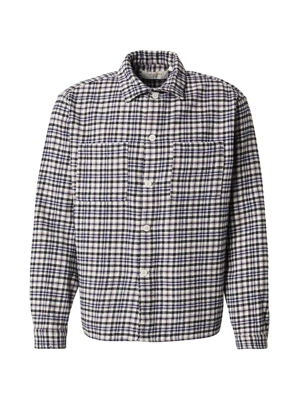 JACK & JONES JACK & JONES Srajca 'JORBLEECKER'  mornarska / mokka / črna / bela