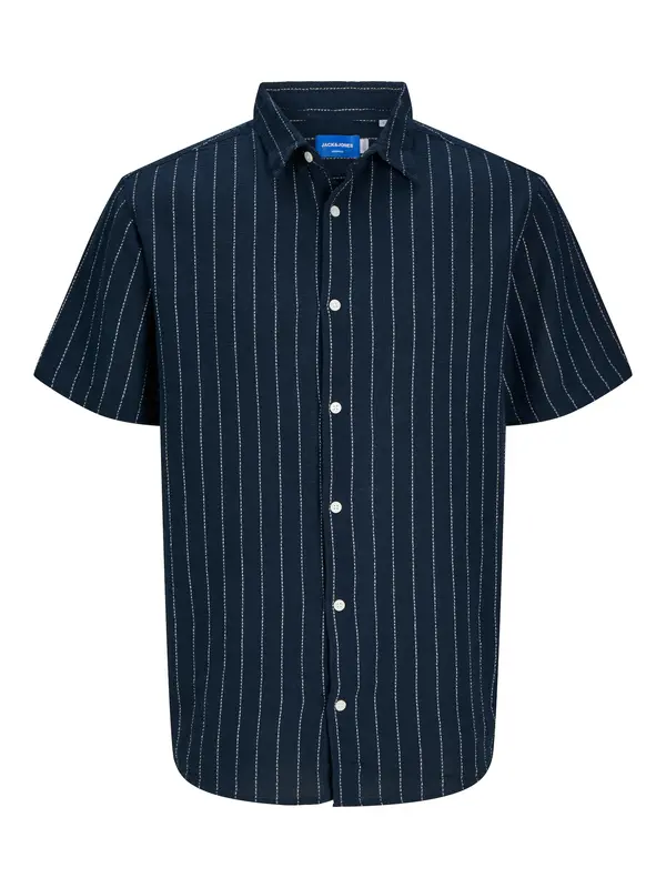 JACK & JONES JACK & JONES Srajca 'JORJoshua'  temno modra / bela