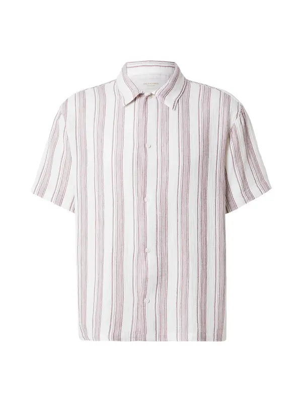 JACK & JONES JACK & JONES Srajca 'JORNantucket'  temno rdeča / bela