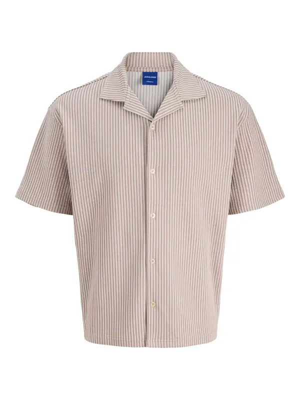 JACK & JONES JACK & JONES Srajca 'JORSUMMER'  mokka / bela