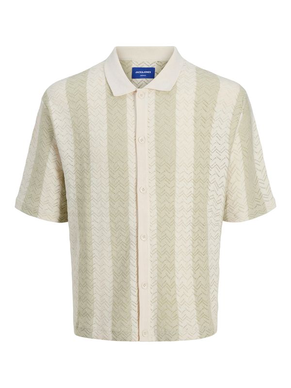 JACK & JONES JACK & JONES Srajca 'JORTYLER'  kremna / meta