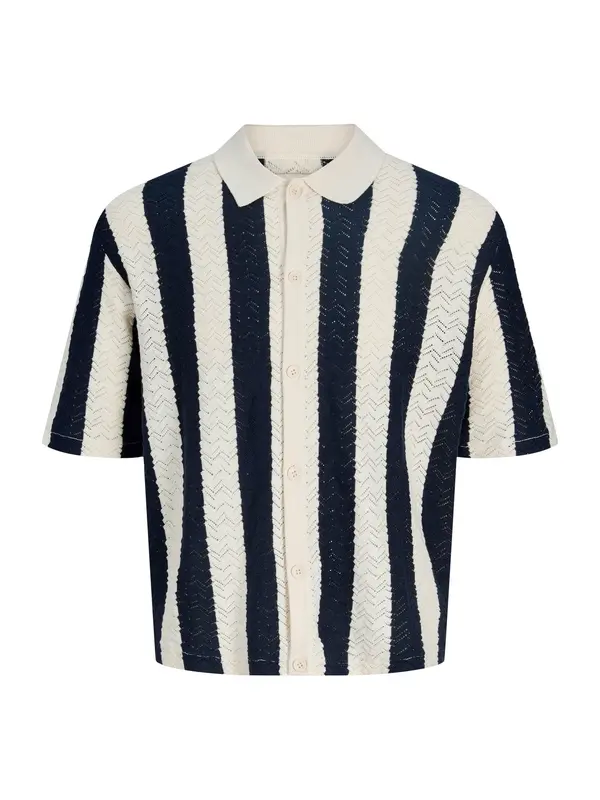 JACK & JONES JACK & JONES Srajca 'JORTYLER'  kremna / temno modra