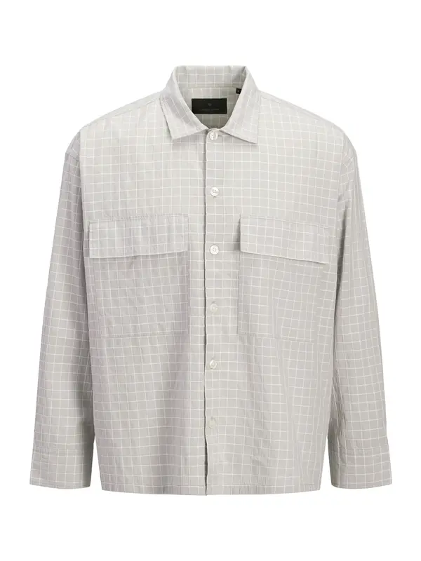 JACK & JONES JACK & JONES Srajca 'JPRBLATRAVIS'  srebrno-siva