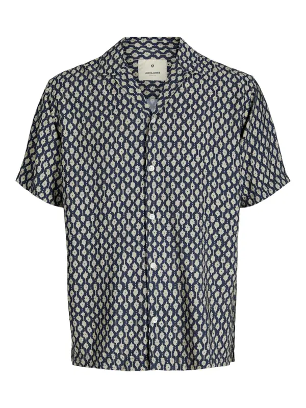 JACK & JONES JACK & JONES Srajca 'JPRBLulincoln'  kamela / nočno modra