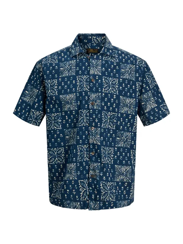 JACK & JONES JACK & JONES Srajca 'JPRBlulyon'  modra / off-bela