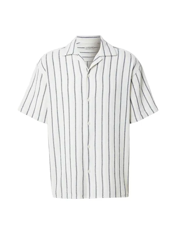 JACK & JONES JACK & JONES Srajca 'JWHCoba'  kremna / marine / bela