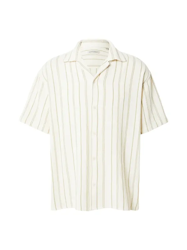 JACK & JONES JACK & JONES Srajca 'JWHCoba'  kremna / oliva