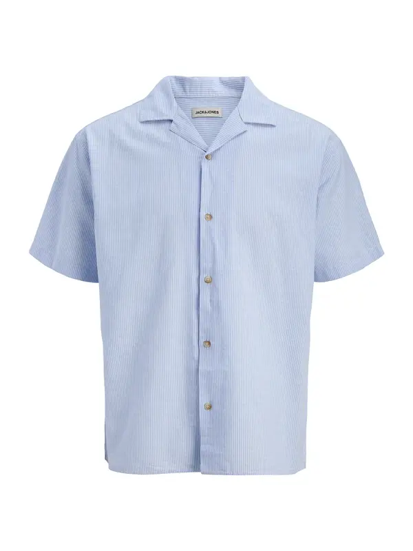 JACK & JONES JACK & JONES Srajca 'JWHSUMMER'  svetlo modra / bela