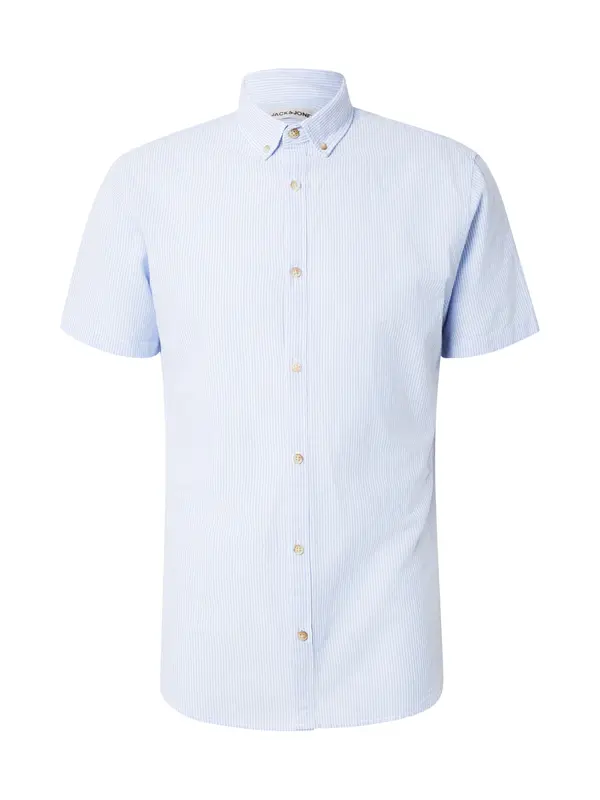 JACK & JONES JACK & JONES Srajca 'JWHSUMMER'  svetlo modra / bela