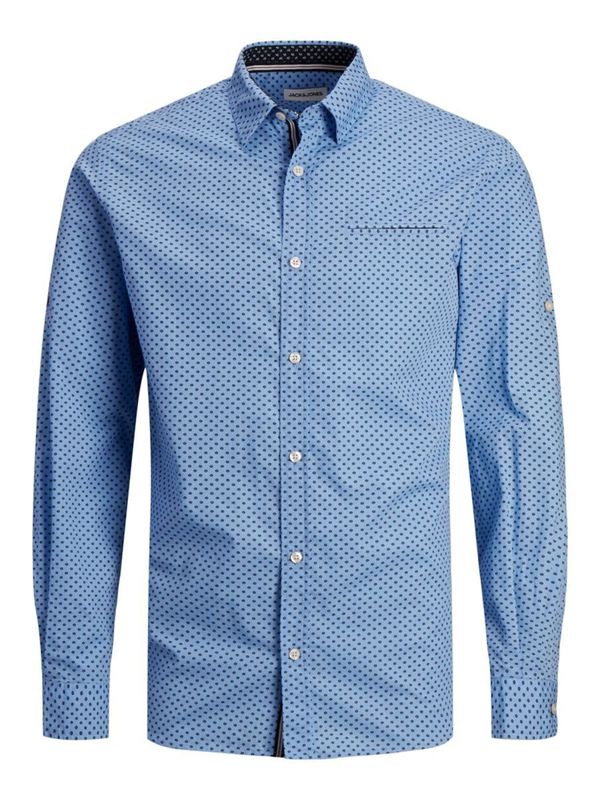 JACK & JONES JACK & JONES Srajca 'Remy'  modra / mornarska