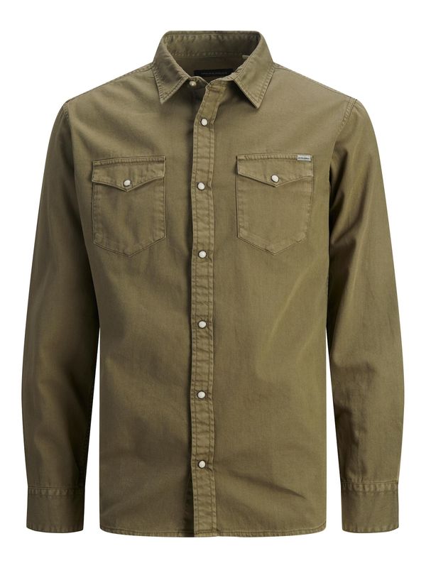 JACK & JONES JACK & JONES Srajca 'Sheridan'  oliva