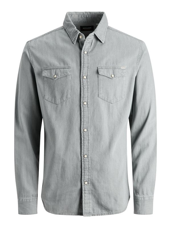 JACK & JONES JACK & JONES Srajca 'Sheridan'  siv denim